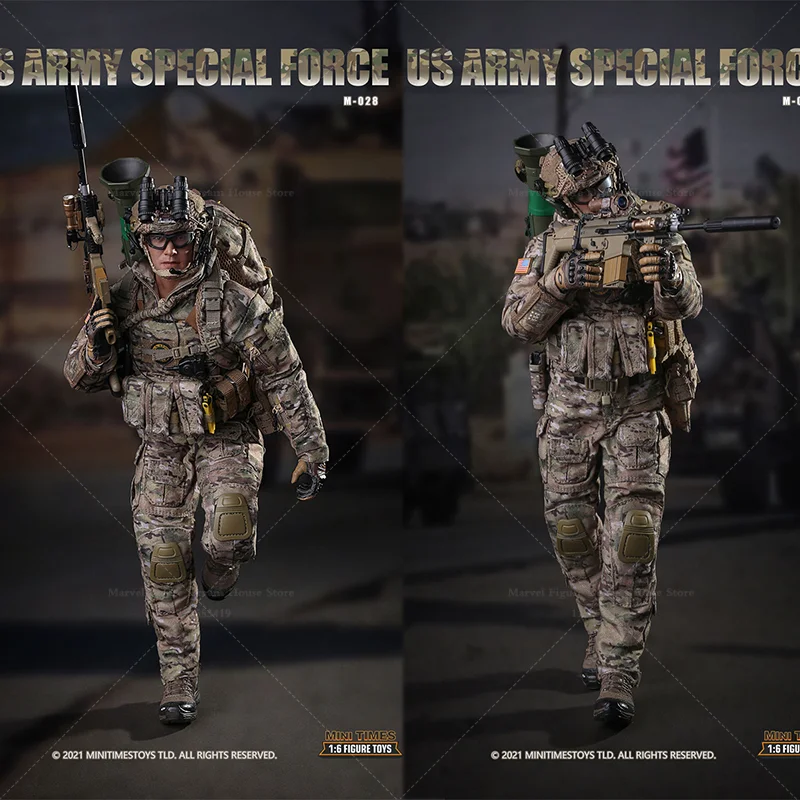 Équipement de réaction militaire des forces spéciales de l'armée, échelle 1/6, ensemble complet de 12 pouces, figurine de soldat, en Stock, mini jouets M028