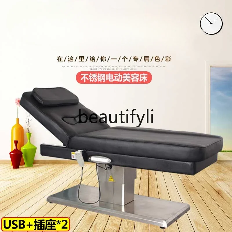 

ss D Electric beauty tattoo embroidery bed plastic injection lifting bed dental bed minimally invasive treatment chair