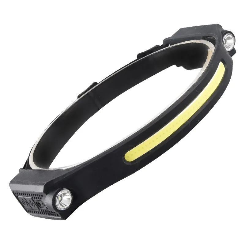 

1200MAH Single and double side lamp COB induction headlamp LED outdoor night run fishing Type-C charge floodlight