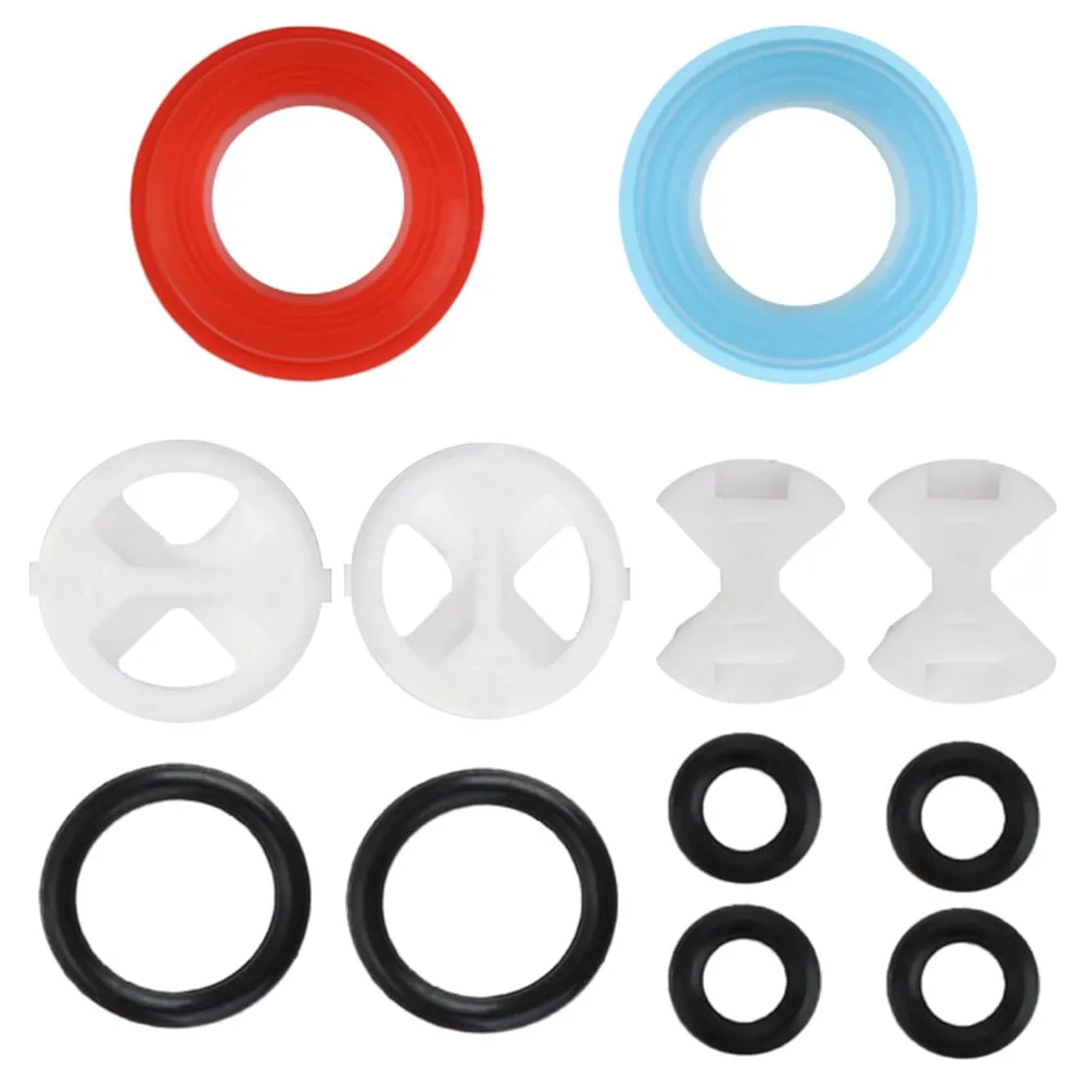 

12 Pieces Faucet Cartridge Replacement Kit Faucet Washers For Mixer Faucet Set Washing Machine Faucet Angle Valve Copper Valve