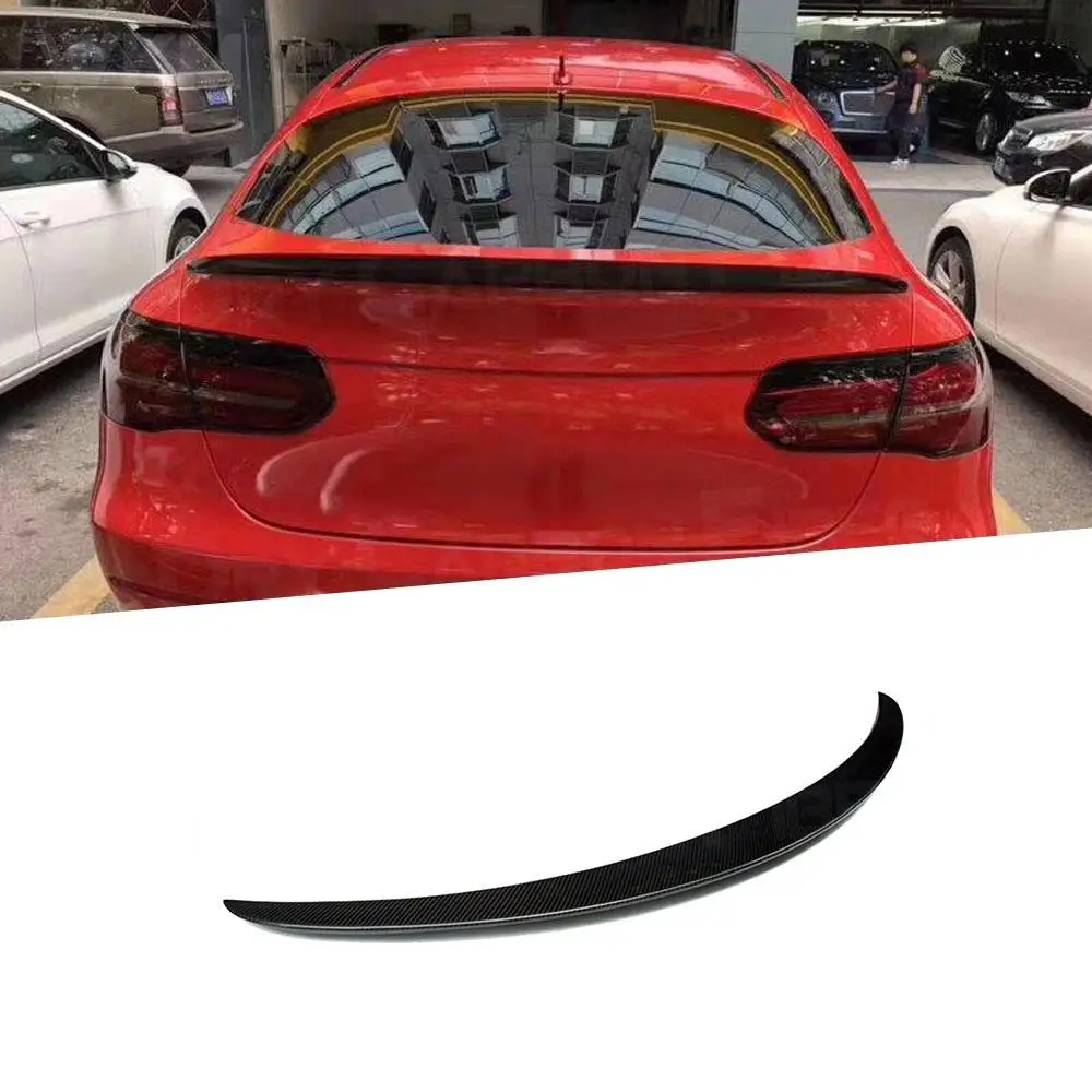 

for Mercedes Benz GLC Class Coupe W253 C253 GLC250 GLC300 GLC350 Carbon Fiber Rear Boot Spoiler 2016-2019
