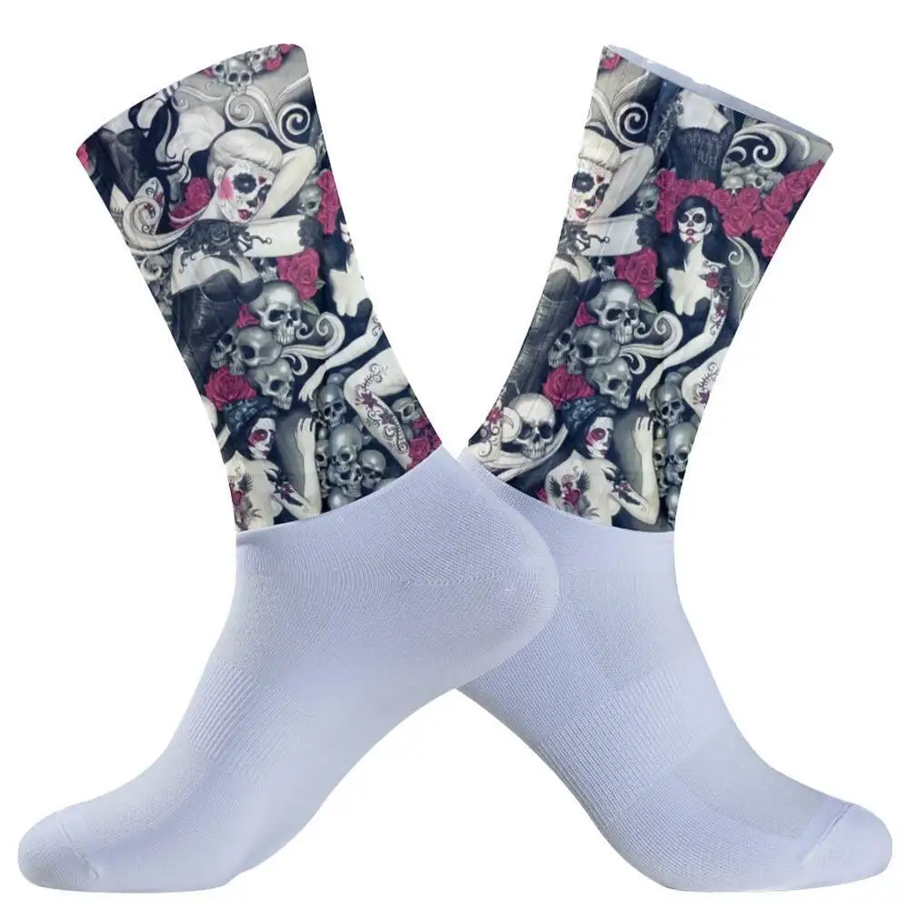 

Мужские и женские спортивные носки для фитнеса в трубке Спортивные носки Велосипедные носки Быстросохнущие носки среднего цилиндра для бега