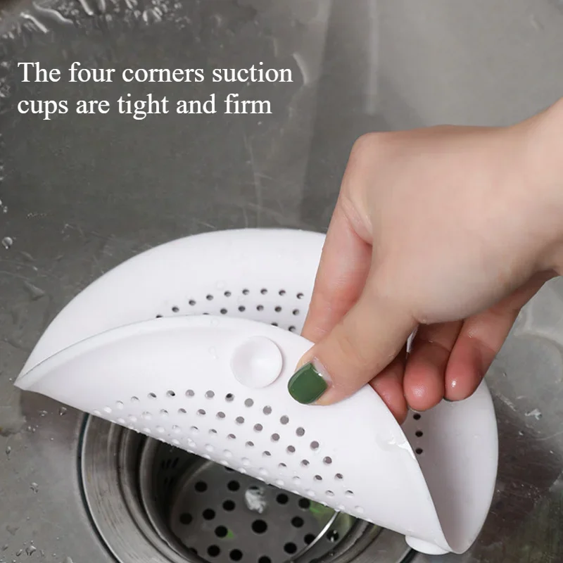 Sink Anti-clogging Silicone Floor Drain Cover Bathroom Drain Hair Anti-clogging Filter Sewer Filter Net