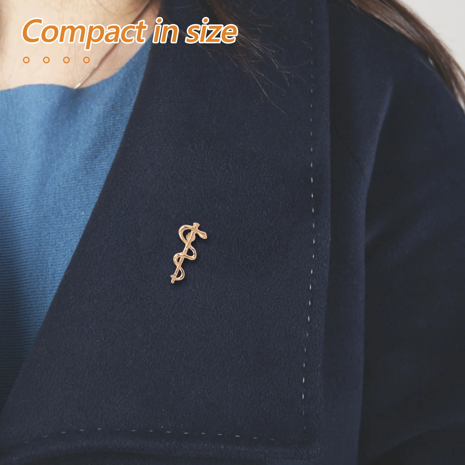 

10pcs Snake Alloy Brooch For Doctor Nurse Jewelry Gift Shirt Coat Lapel Nursing Staff Present Animal Pin Clip Clothes