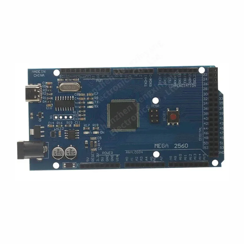 MEGA2560 MEGA 2560 R3 (ATmega2560-16AU CH340G) AVR Type-C USB Development Board for Arduino