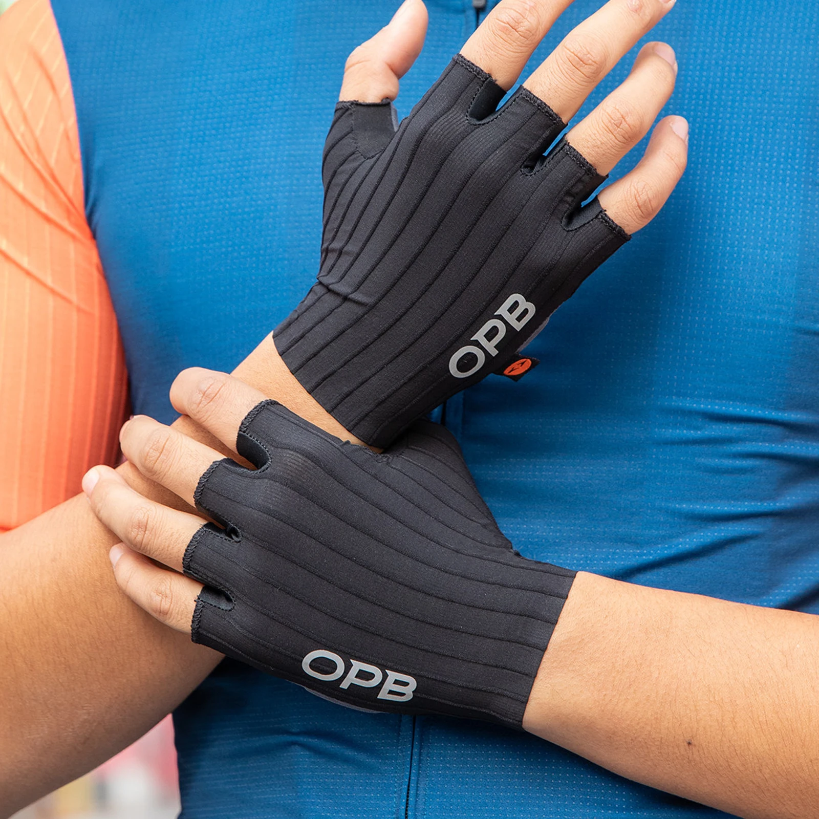 TOSUOD Halbfinger-Fahrradhandschuhe Stoßdämpfende Atmungsaktive Rutschfeste Fahrradhandschuhe Sommer-Trainingshandschuhe – Detail 13