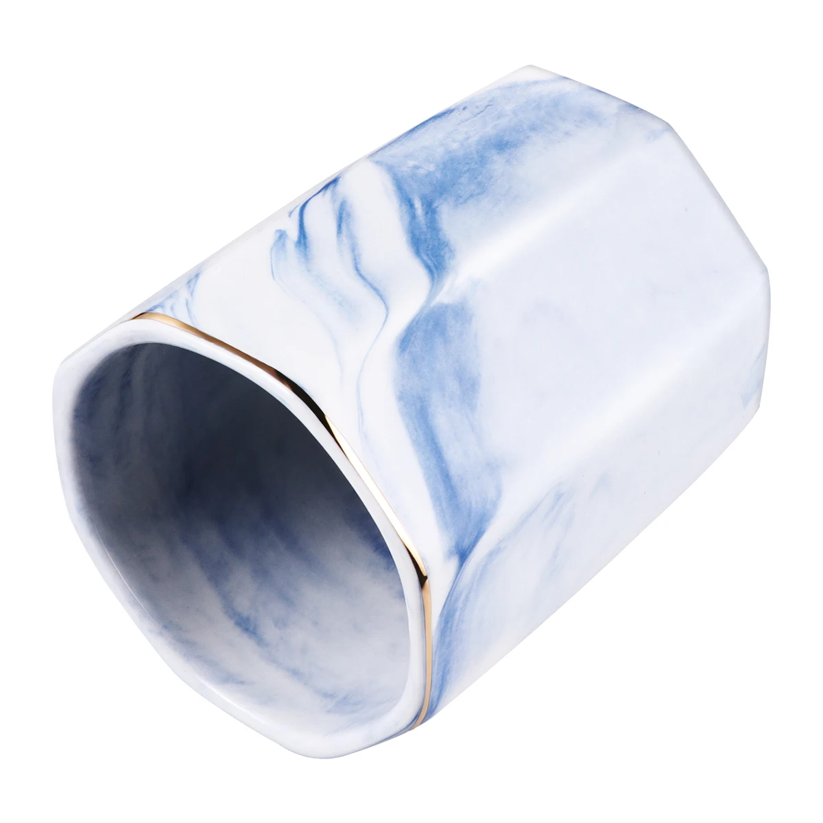 Pen Cup Holder Brush Organizer Makeup Brushes Pencil Pot Storage Ceramic Container