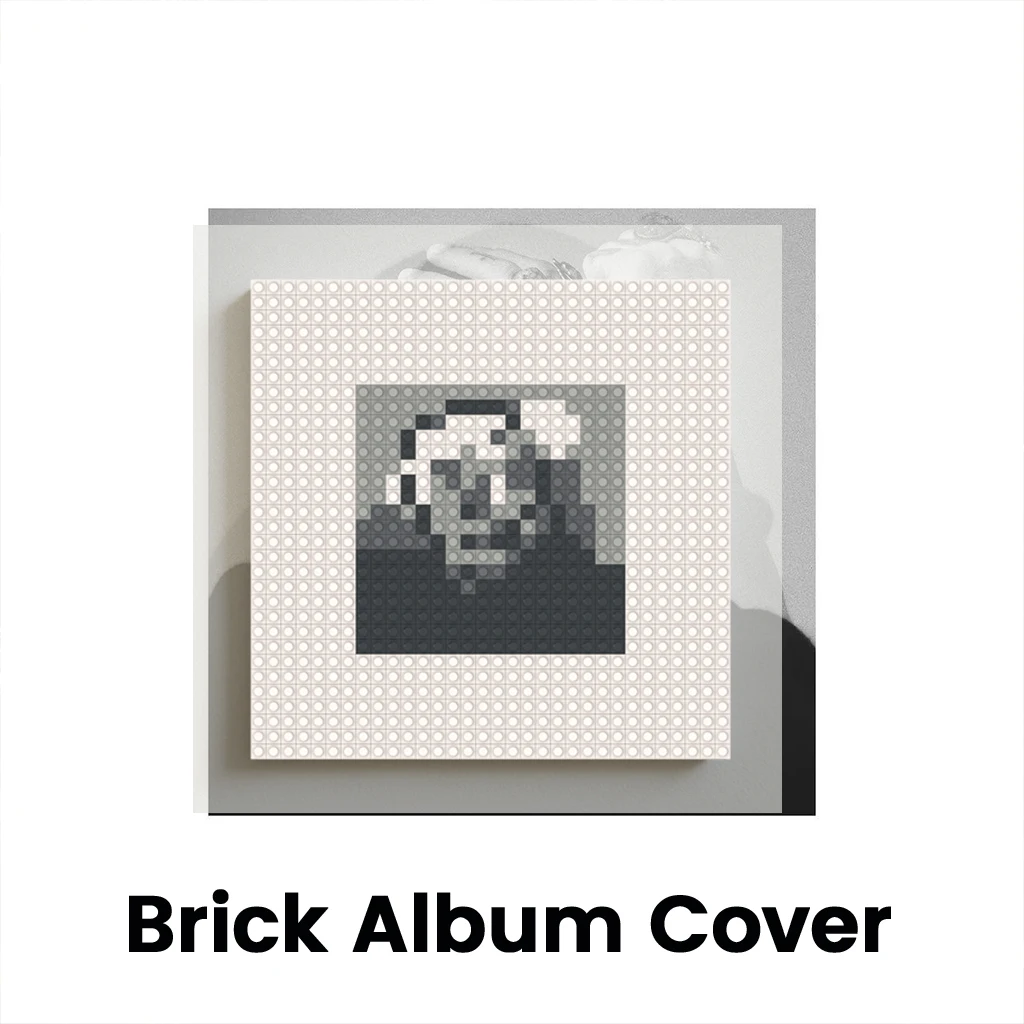 

M-Mac Miller Album Cover MOC Building Blocks Brick Mosaic Art Poster Wall Hanging Painting Bedroom Living Room Decor