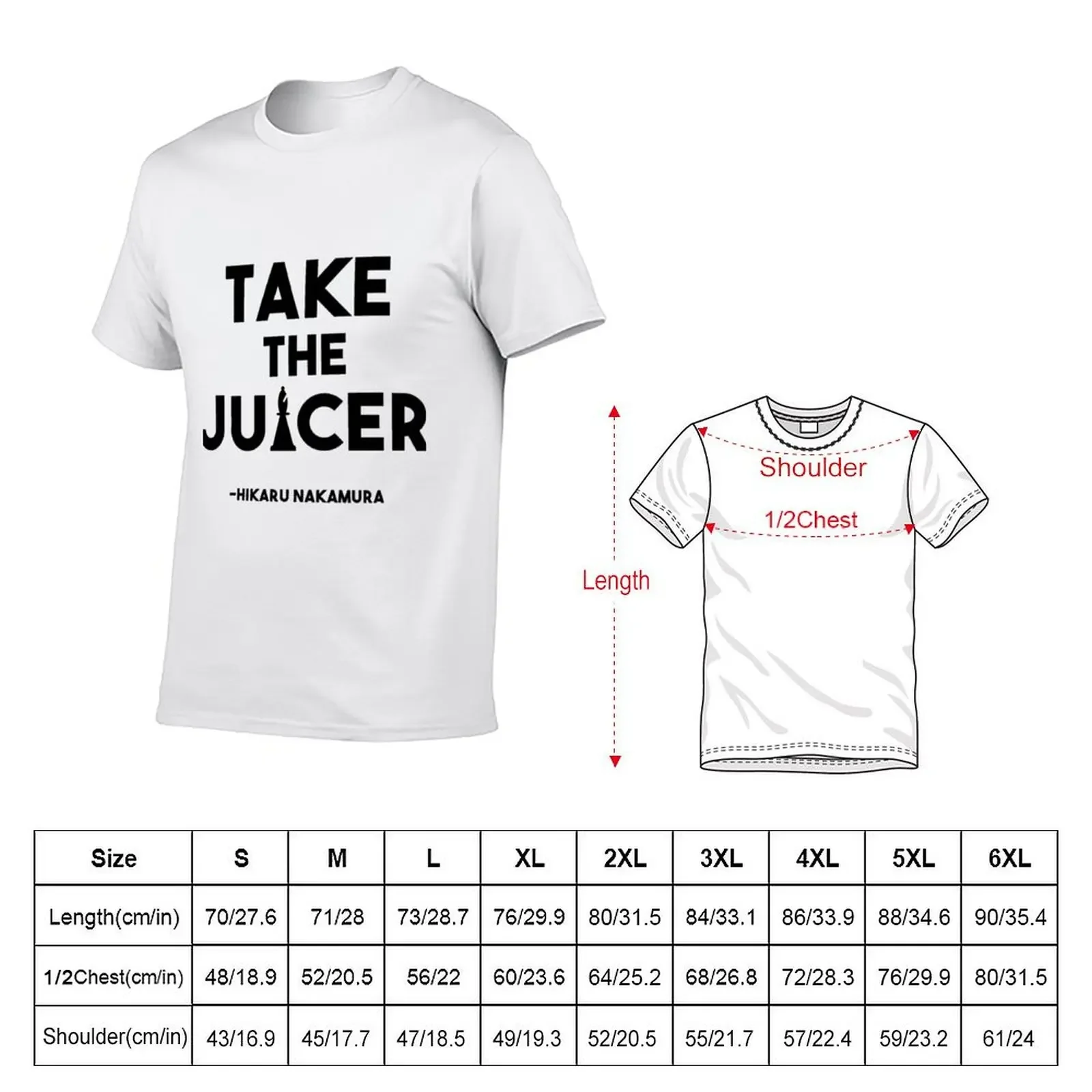 Take the Juicer - Hikaru Nakamura Chess T-Shirt summer 2025 luxury t-shirt oversized t shirt men