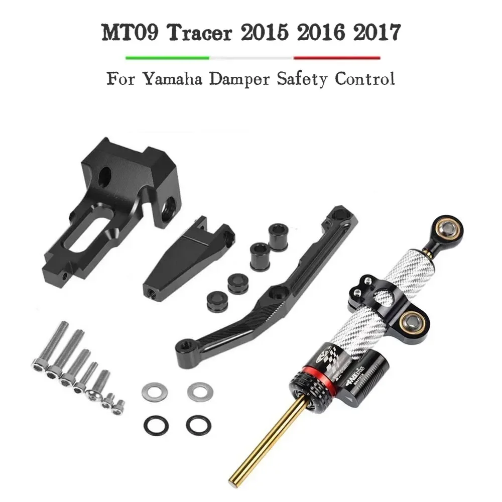 Motorcycle Stabilizer Steering Damper with Mounting Bracket Kit For Yamaha MT-09 Tracer MT 09 Tracer MT09 Tracer 2015 2016 2017