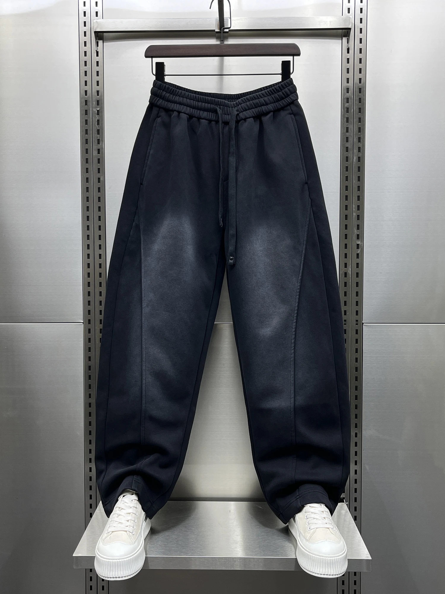 

Faionable Casual Pants for Men Loose Straight Leg Sweatpants Autumn Versatile Large Size Trendy Men's Forward Thinking Stre...