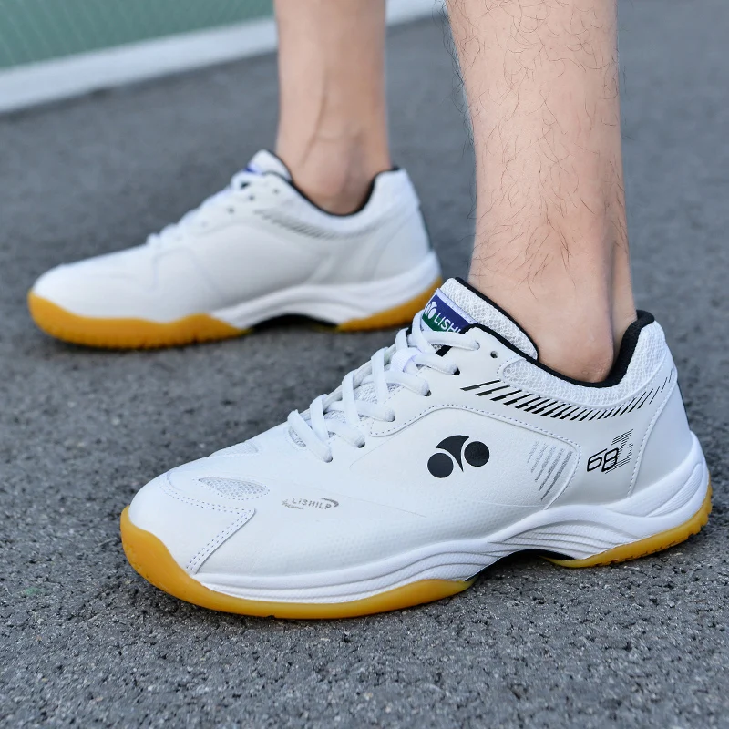 Popular Athletic Badminton Shoes for Men Professional Women Sport Volleyball Tennis Sneakers Gym Athlete Fitness Shoes 26153