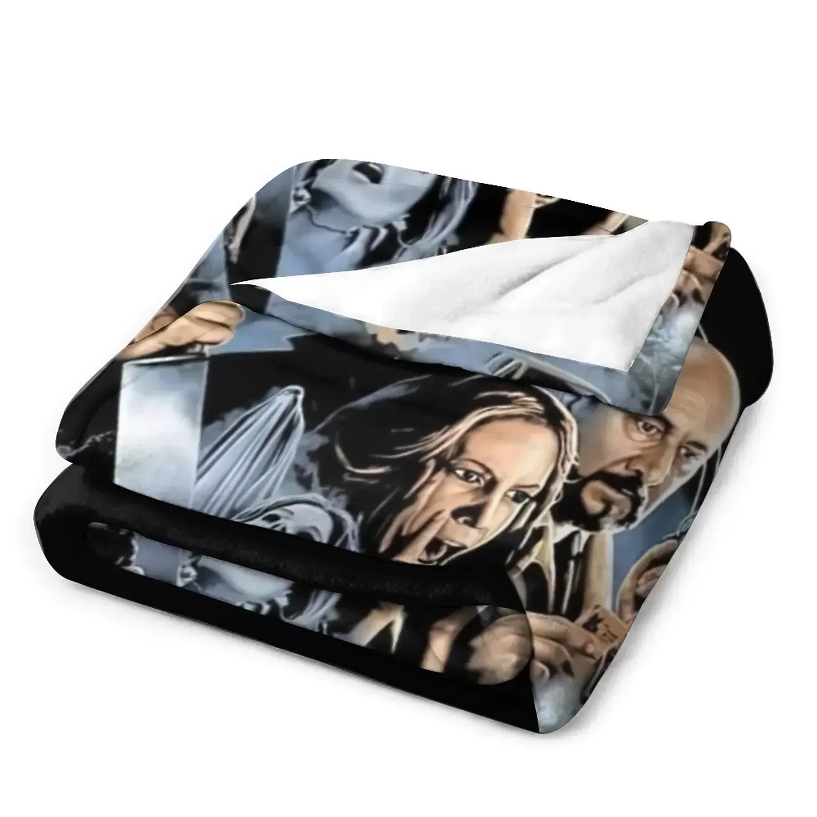 Happy Halloween, The Night He Came Home Throw Blanket Soft Beds Thermal Sofa manga Luxury Brand halloween Blankets 3