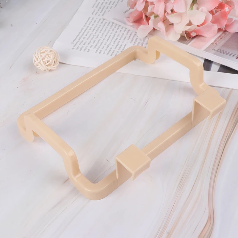 Cabinet Door Towel Hanger Rack Paper Roll Holder Shelf Closet Organizer Stand No Punching Under Table Floating Storage Rack Hook