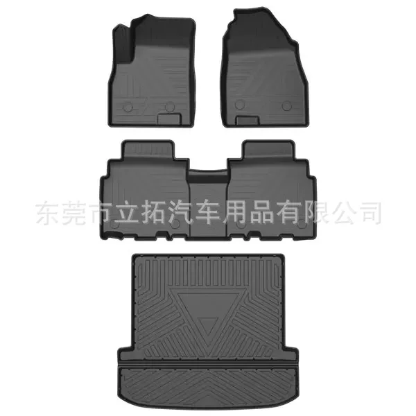 TPE Waterproof Anti Slip Custom Fit Car Floor Mats Trunk Mat For Jietu X90 Plus X95 5 6 7 Seats 19 25