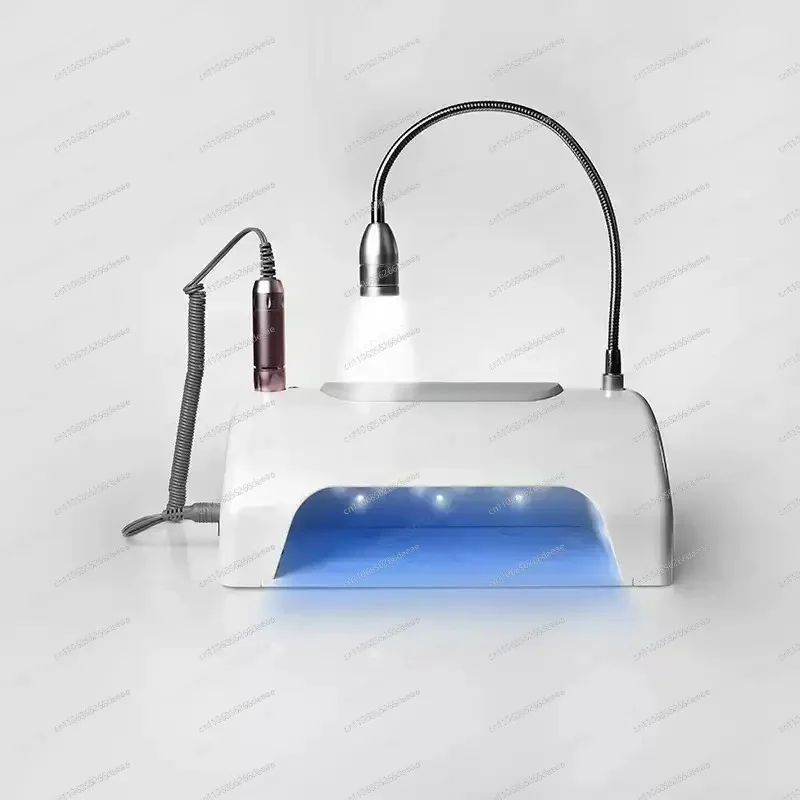 Easy to Use 5 in 1 96W Nail Lamp Multifunctional Nail Dust Extractor Polisher All-in-One Machine-YBJ
