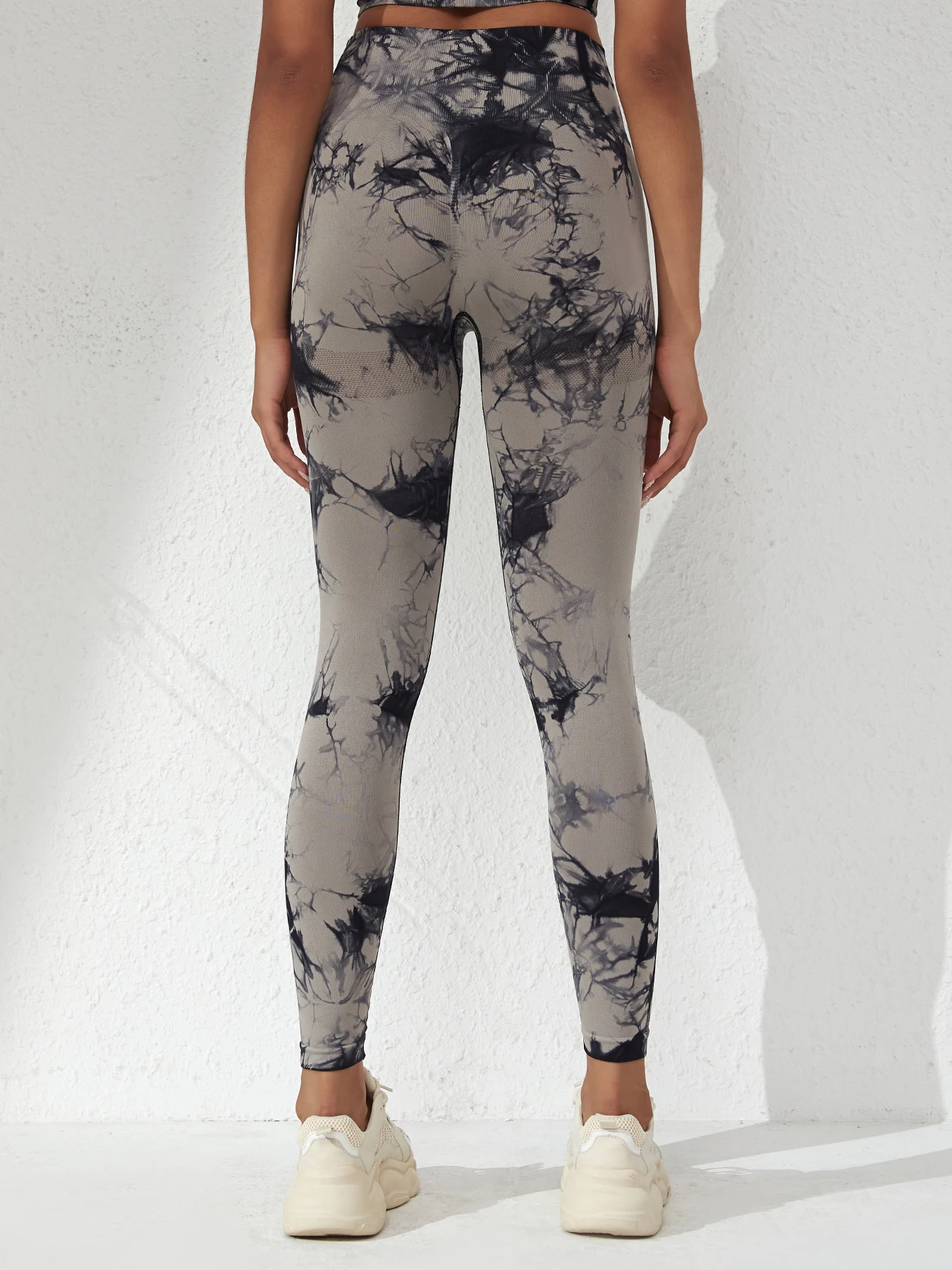 Sexy Booty Lifting Tie Dye Leggins Womens Gym High Waist Outdoors Skinny Stretch High Waist Seamless Leggings Women Fitness
