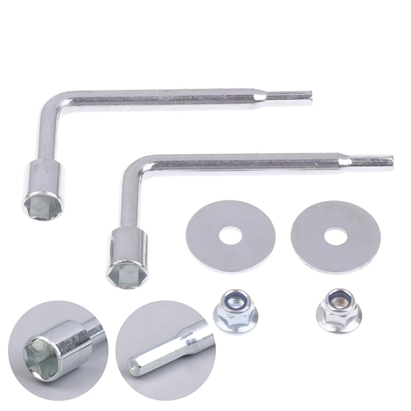 

2pcs Novelty Hand Tools 8mm Socket Wrench With 4mm Hex Key For Electric Grass Trimmer Accessories