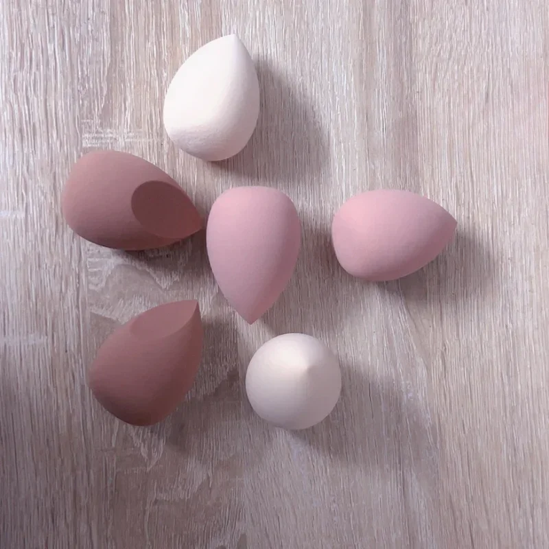 1/3/6 قطع يمكن غسلها بالماء والبيض المكياج والرطب والجاف، مناسبة لكريم الأساس BB