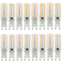 20Pcs/lot Mini Dimmable G9 Led Corn Bulb 3W 5W 7W Bulbs 110V 220V 14Leds 22Leds 32Leds Milky White Shell 360 Degree Beam Angle