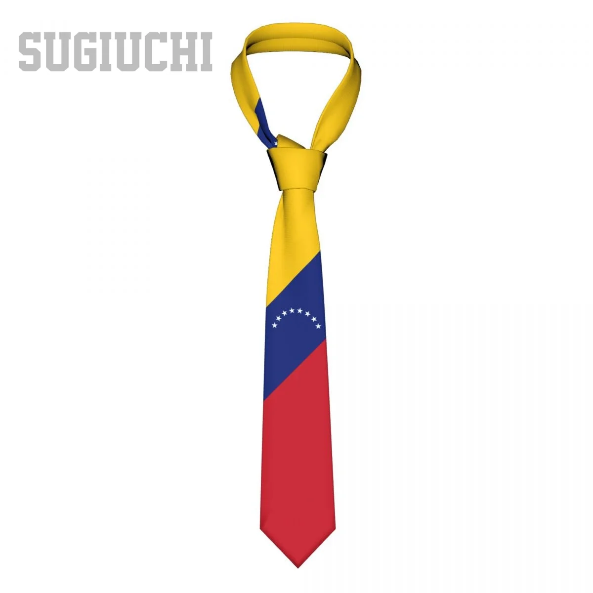 

Venezuela Flag Emblem Men Women Neck Ties Casual Plaid Tie Suits Slim Wedding Party Business Necktie Gravatas