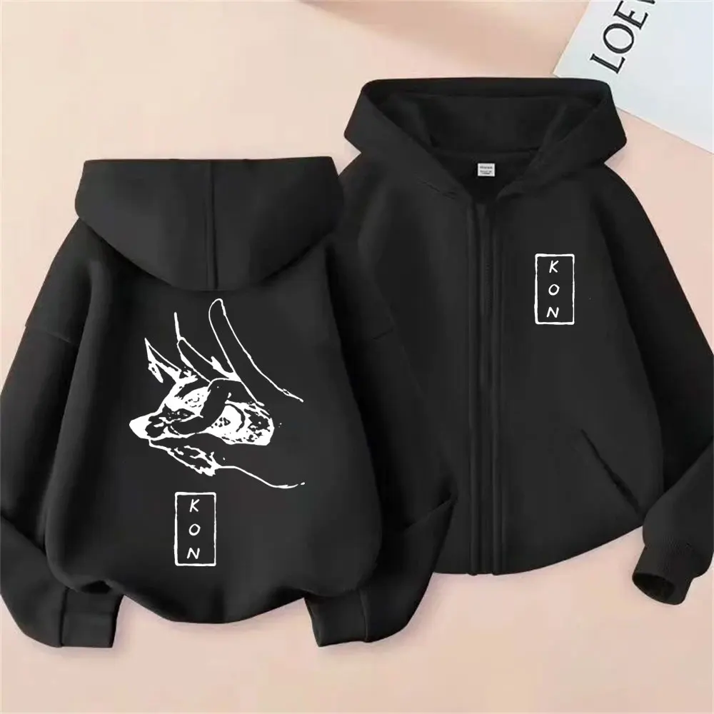 

Anime Chainsaw Man Hayakawa Aki Summon Fox Devil Kon Graphic Zipper Hoodie Men Women Manga Casual Fleece Cotton Zip Up Hoodies