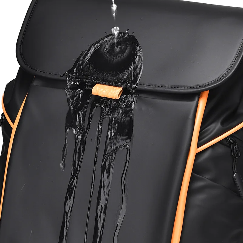 New backpack fashion trend backpack men's high-end computer bag large capacity college student schoolbag large capacity