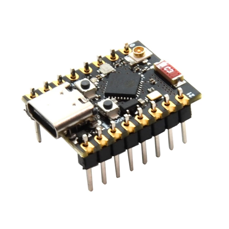 ESP32-C3 Supermini V2 Plus Development Board ESP32 C3 Wifi Bluetooth IOT Board With Antenna RGB For Arduino Micropython