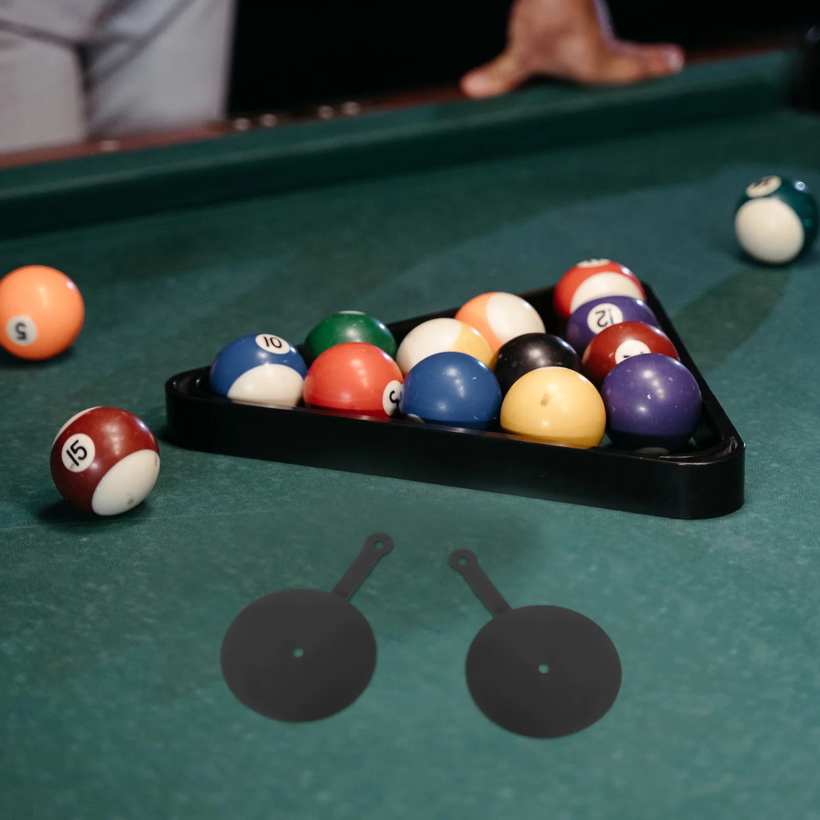 2 قطعة أدوات التدريب تهدف البلياردو المبتدئين طاولة بلياردو ممارسة حصيرة لتحسين المهارات ودقة النار بركة #5