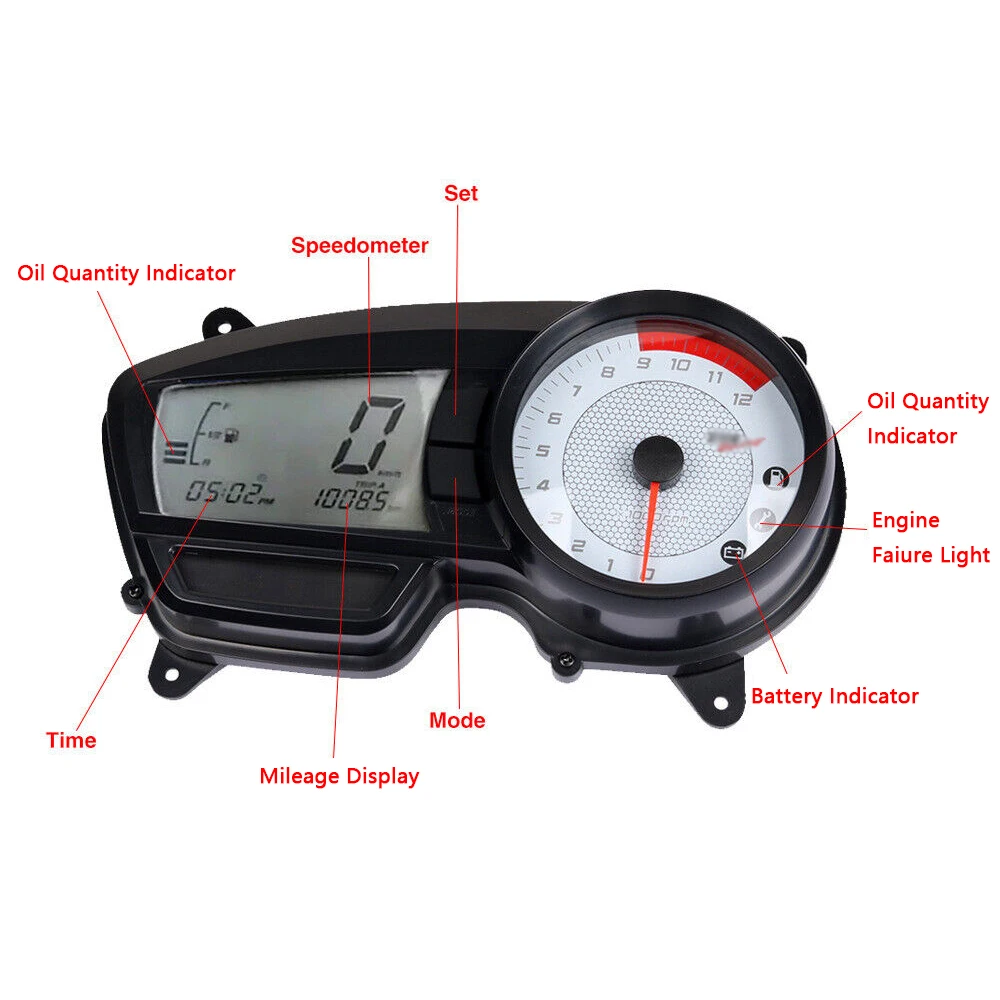 1pcs MotorBike Speedometer 10.03*3.93in Fit for Kawasaki Ninja 300/EX300/300SE 2013 2014 2015