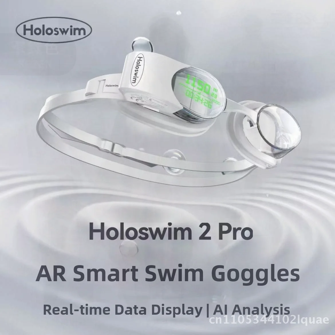 

Holoswim2 pro AR умные очки для плавания HD противотуманные очки с цифровым дисплеем для коррекции близорукости очки для плавания для взрослых и детей