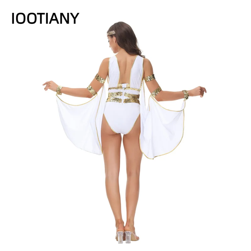 CosplayHalloween Trajes Mulheres Antigo Egito Faraó Egípcio Cleópatra Princesa Traje Roupa para Adulto