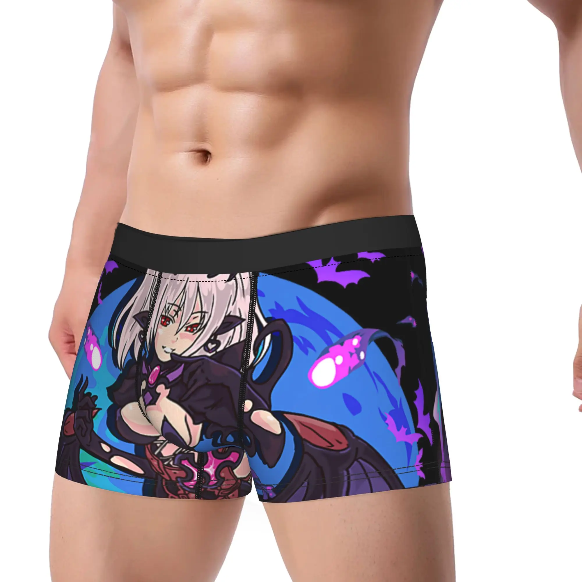 Anime Demon Girl Japanese Aesthetic Waifu Kawaii Otaku ArtD Underpants Homme Panties Men's Underwear Boxer Briefs