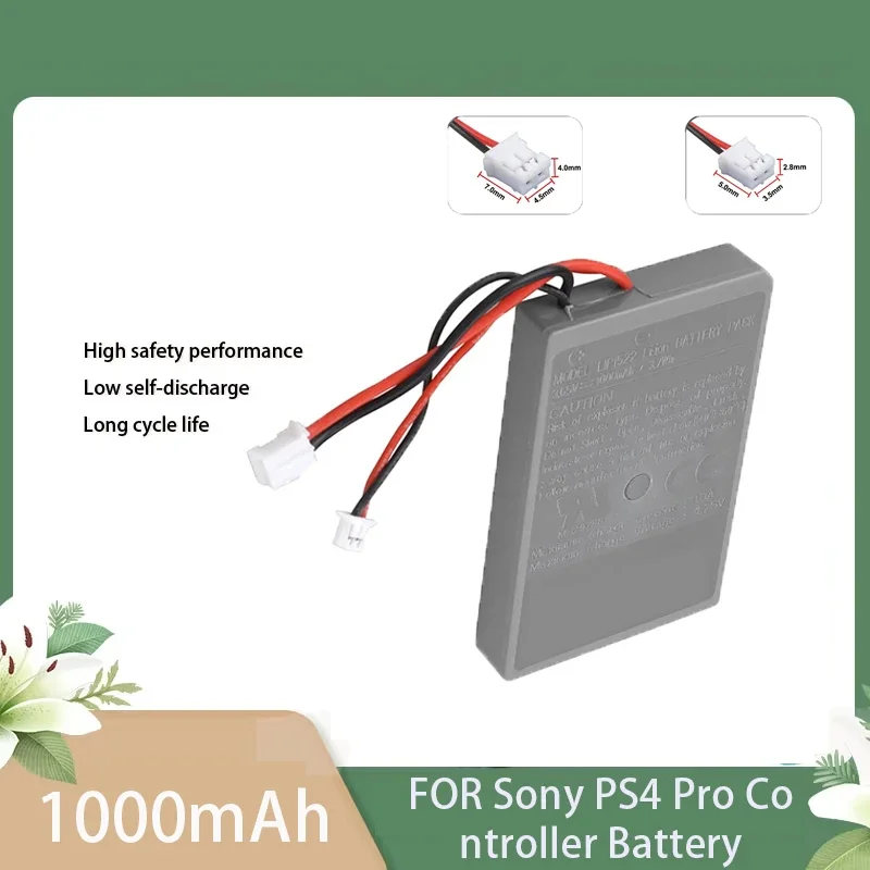 PURFIELD для SONY PS4 PS4 Pro slim LIP1522 Dualshock V1 V2 беспроводной контроллер Playstation GamePad 1000 мАч перезаряжаемая батарея
