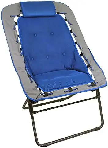 

Foldable Rectangular Air Mesh Indoor Outdoor Bungee Chair, Perfect for Dorm Rooms, Movie , Bedrooms, Reading, Gaming, Journaling