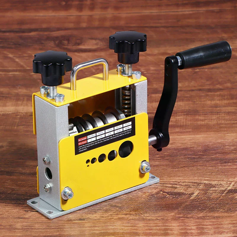 Portable Cable Stripper Rust-Proof Blades 0.5-15mm Standard 1-17mm Wire Stripping Machine For Scrap Copper Wire Cable Recycling