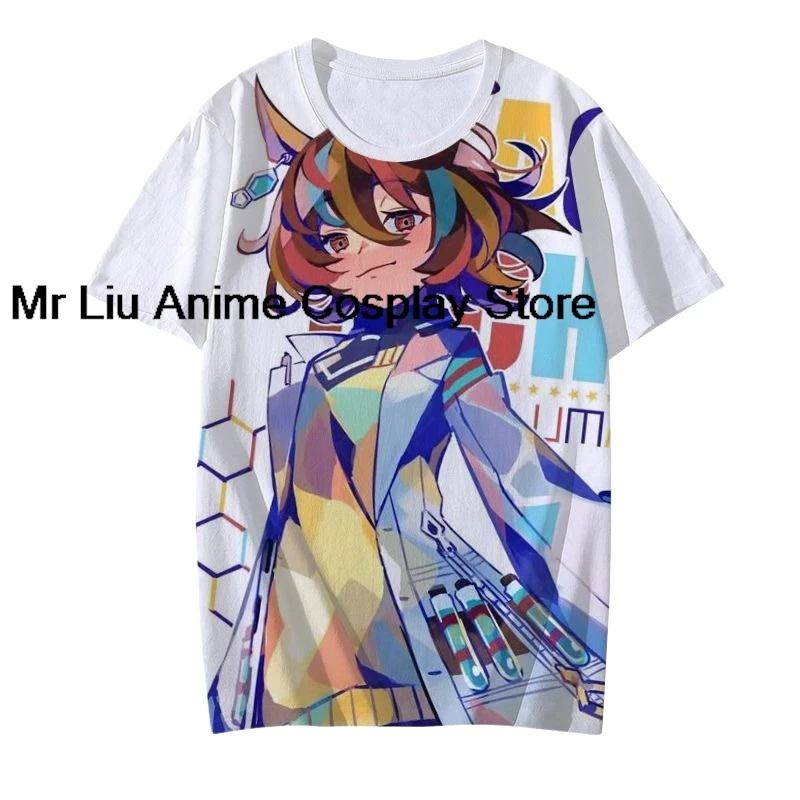 3D Umamusume Agnes Tachyon Japanese Game T-Shirts Anime Men Women Tee Unisex Shirt Size Tops Anime Clothes