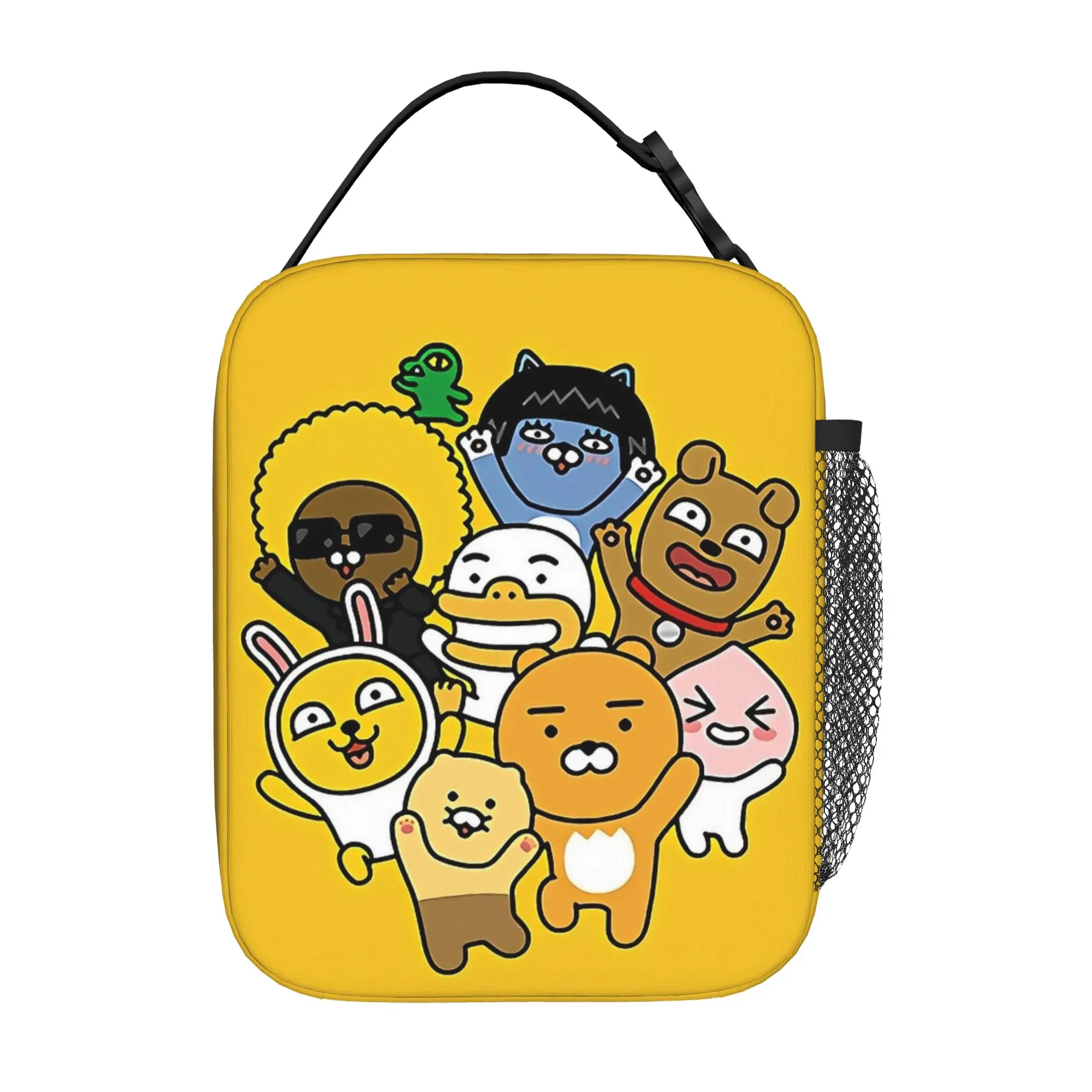 K-Kakao F-Friends Insulated Lunch Bag Cooler Bag Reusable,Meal Container  Leakproof Lunch Box Tote Food Bag Office  Outdoor