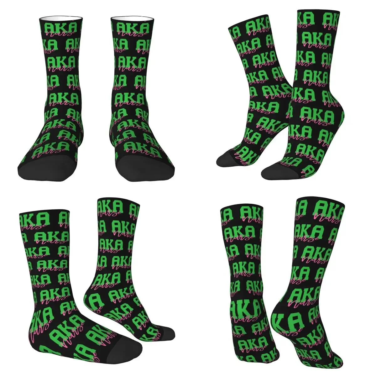 

Aka Shirts Aka Gifts Aka Nurse Socks Harajuku Sweat Absorbing Stockings All Season Long Socks for Unisex Valentine's Day Gifts