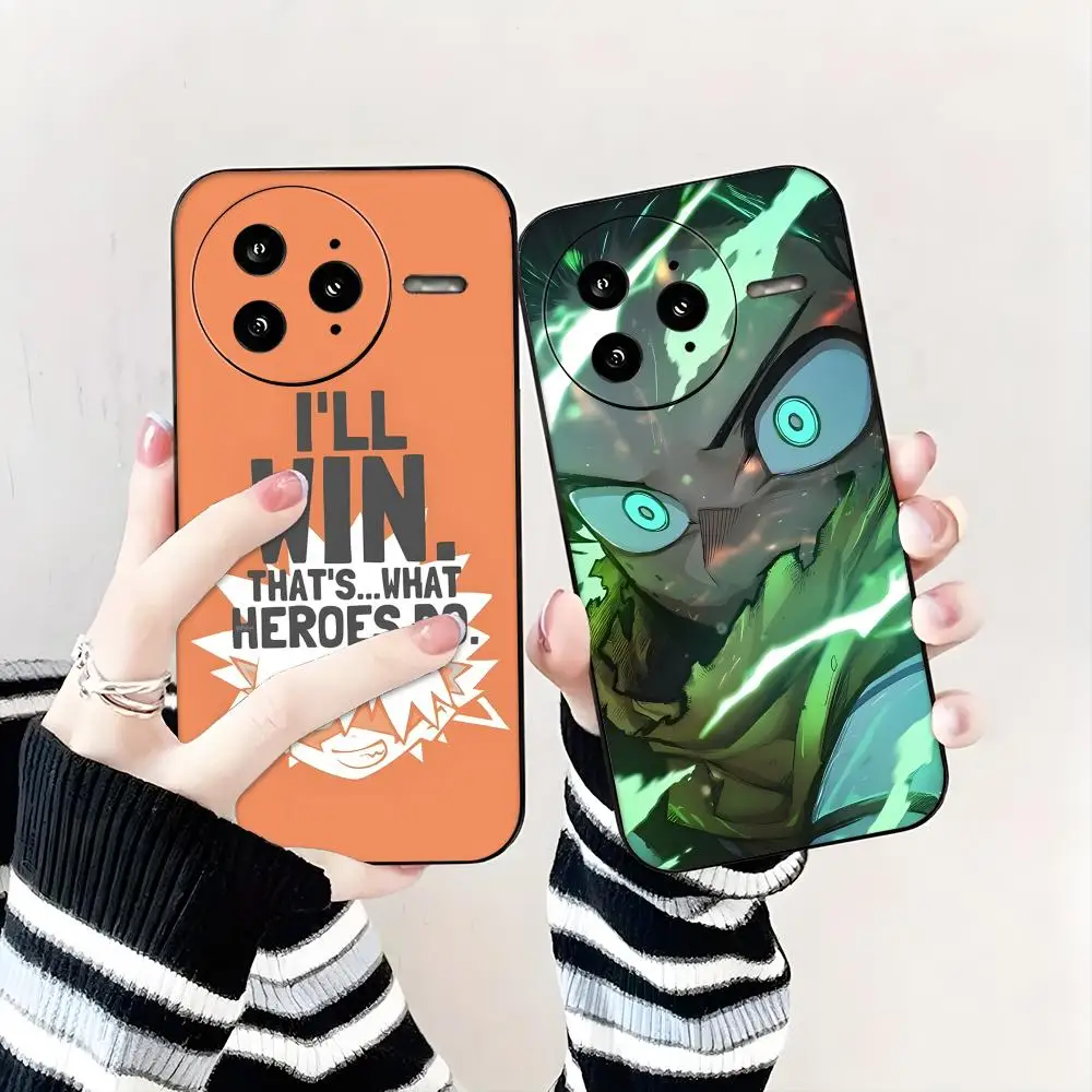 Deku My Hero Academia Phone Case For Xiaomi POCO M7 M6 M5 X7 X6 X5 F7 F6 F5 Soft Black Pro 5G Phone Cover view 3