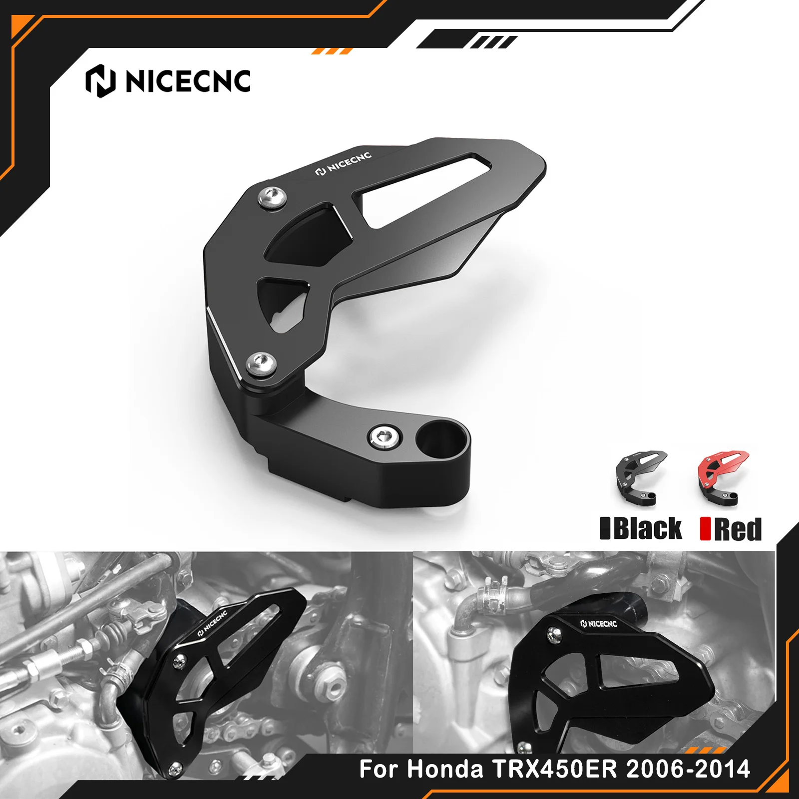 

NICECNC For Honda TRX450ER 2006-2014 ATV Case Saver Guard TRX450R Kick Start Electric Start Replaces 23820-HP1-600 Aluminum