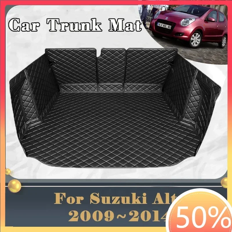 

Коврик для багажника автомобиля Suzuki Alto Carol HA25 2009 ~ 2014 грязеотталкивающий полностью коврик для багажника роскошный задний грузовой поднос автомобильные аксессуары 2013