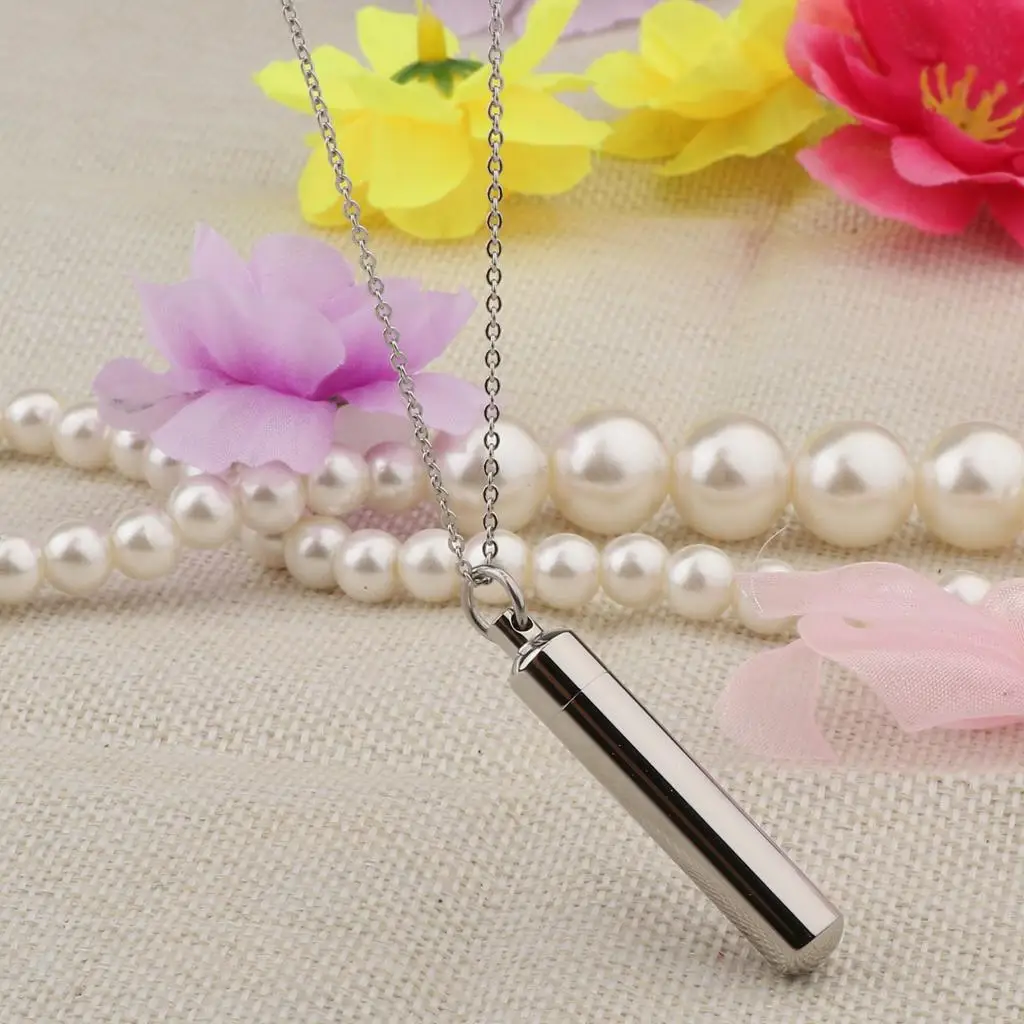 

Ожерелье с подвеской из серебра, нержавеющая сталь, урна для крематории, ювелирные изделия