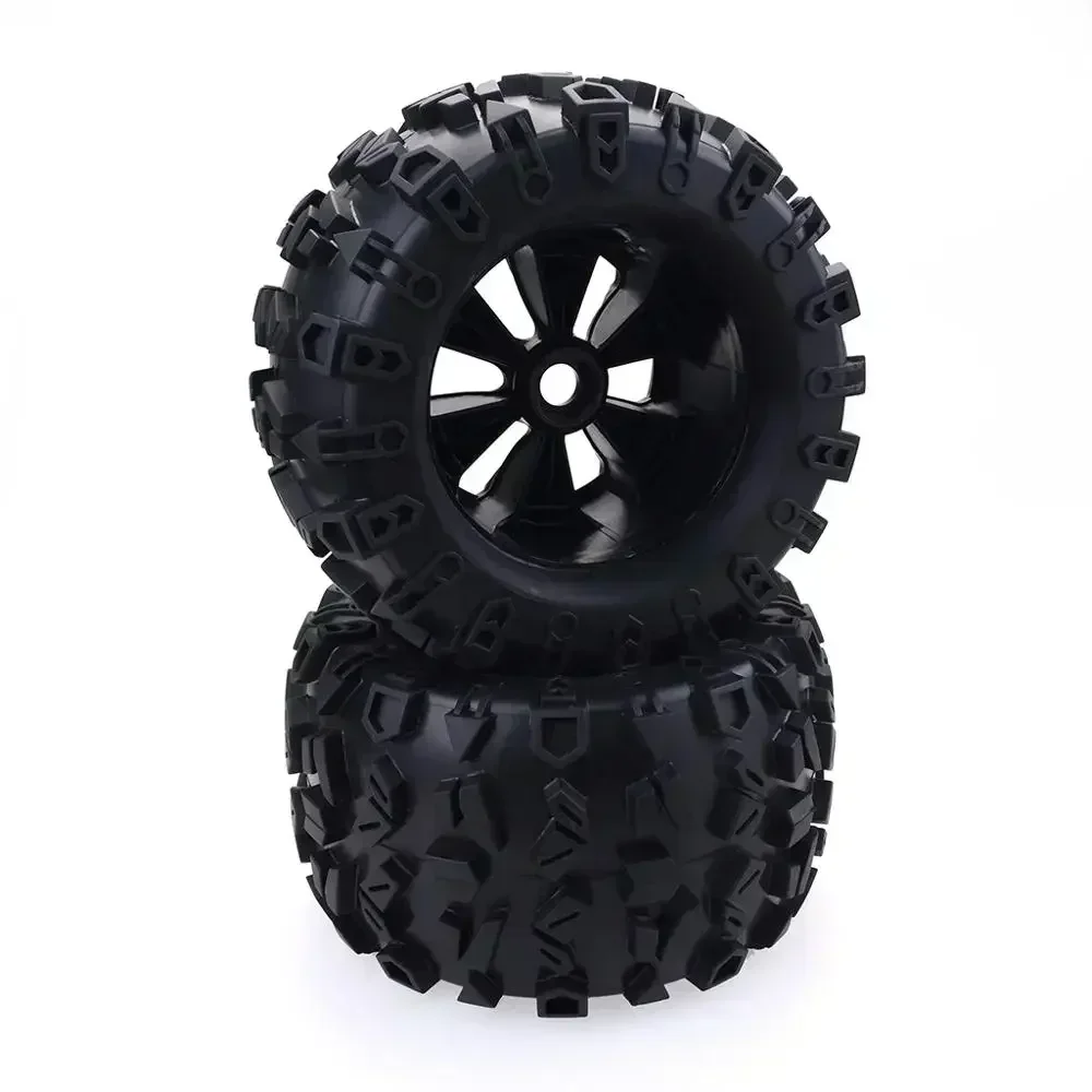 

for Redcat Rovan HPI Savage XL MOUNTED GT FLUX HSP 1/8 Monster Truck2pcs ZD Racing 17mm HEX WHEEL & 170mm Wheels Tires