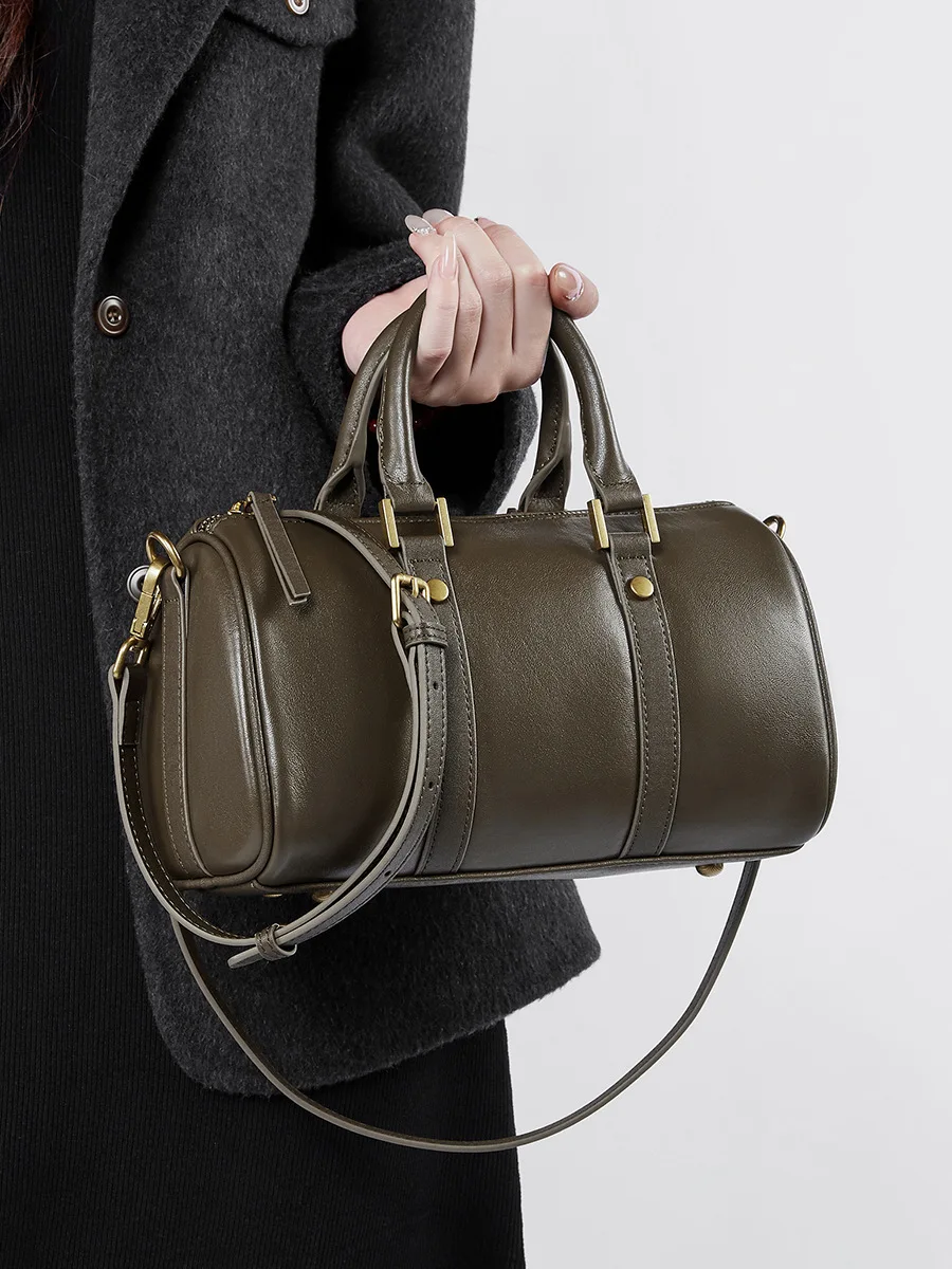 YANATARI Genuine leather woman bag shoulder bag Handbags ladies crossbody bags luxury designer minimalism bag Cattle leather