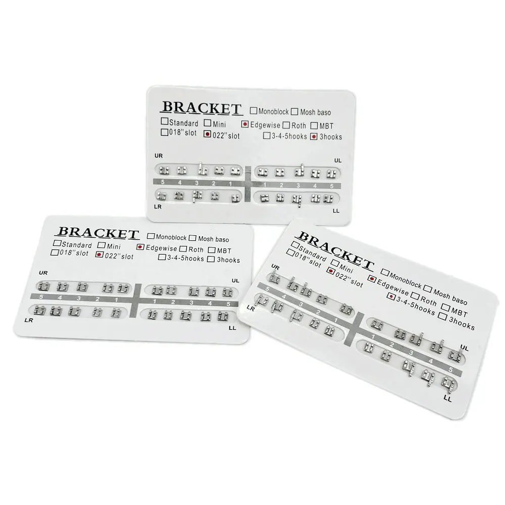 1 Pack Metal Dental Teeth Orthodontics Standard Edgewise Brackets Braces Dentsit Tools Dental Metal Bracket Brace