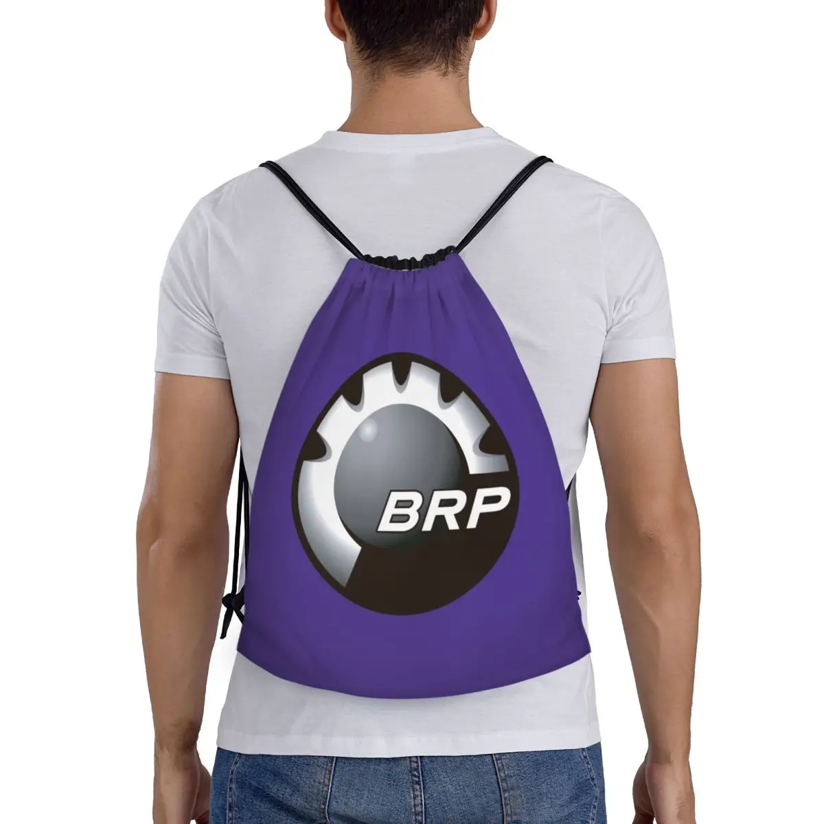 BRP-mochila con cordón Can-Am para motocicleta, bolsa deportiva de gimnasio para mujeres y hombres, Sackpack de entrenamiento