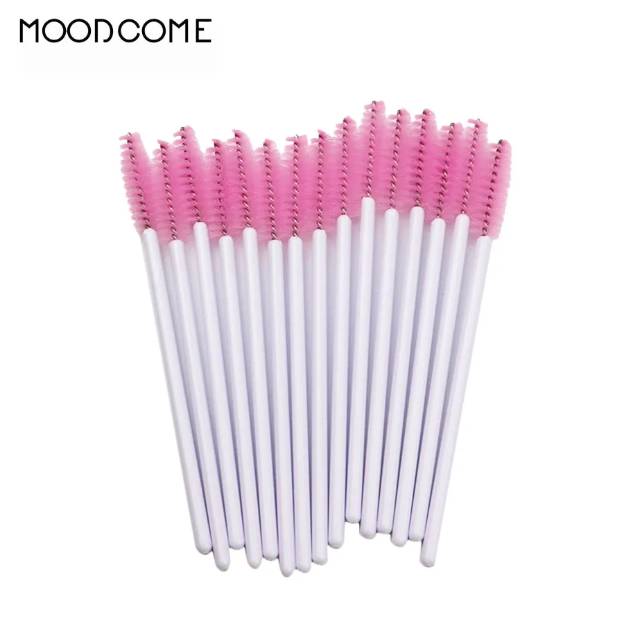 Baguettes de mascara pour cils de poulet, brosse de maquillage, fournitures d'extension de cils, 50 pièces