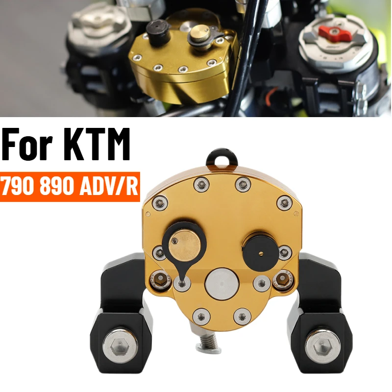 For KTM 790ADV 890ADV ADV 2017-2024 Steering Damper Stabilizer 790 890 Adventure/R Motorcycle Control Kit Handlebar Bar Bracket