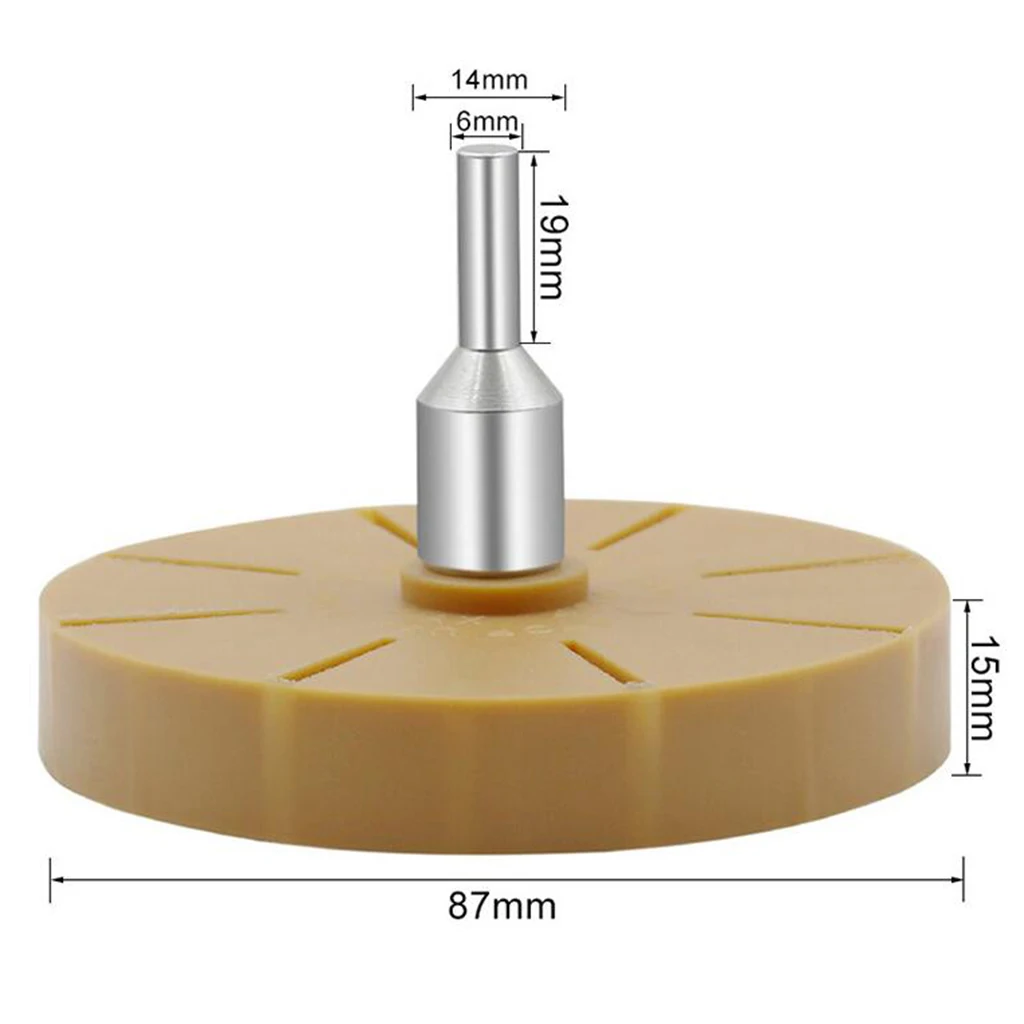 Gummi 3,5'' Aufkleber Radiergummi Radentferner Entfernen Aufkleber Fenster